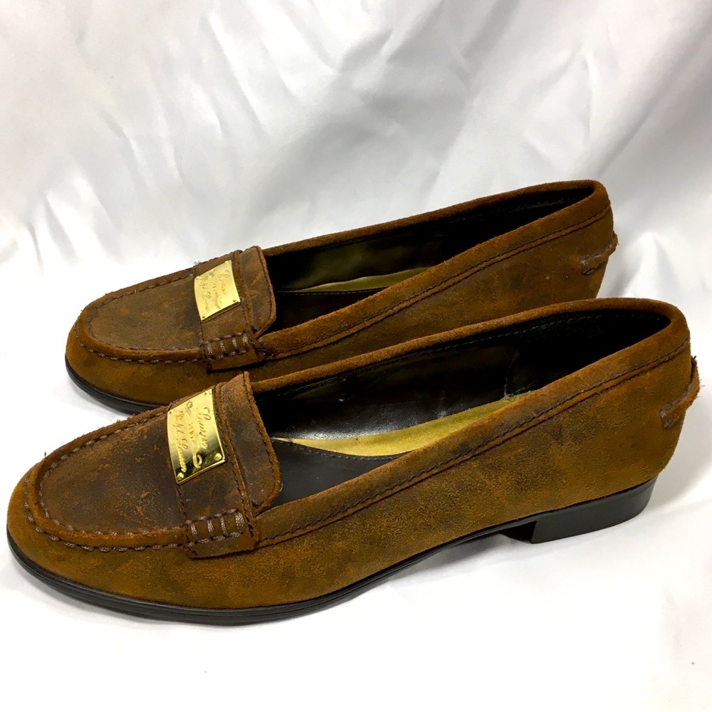 Ralph Lauren Brown Leather Loafers